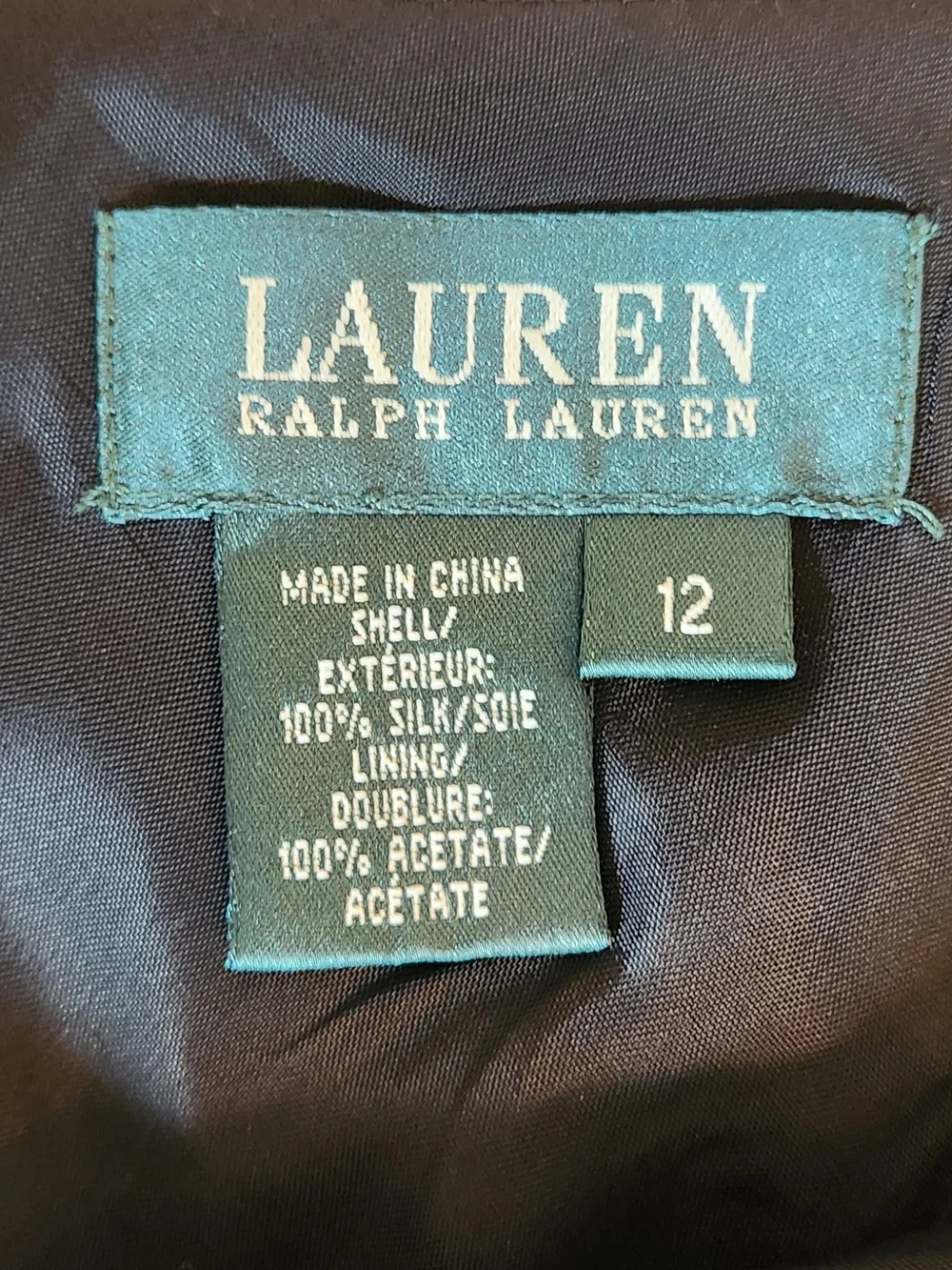 Ralph Lauren 100% Silk Flare Midi Skirt Size 12 - Picture 5 of 6